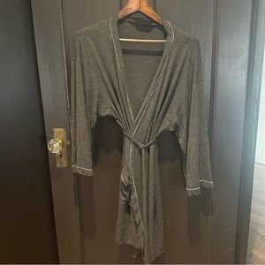 Hatch-to-Hospital Dark Grey Robe size 2